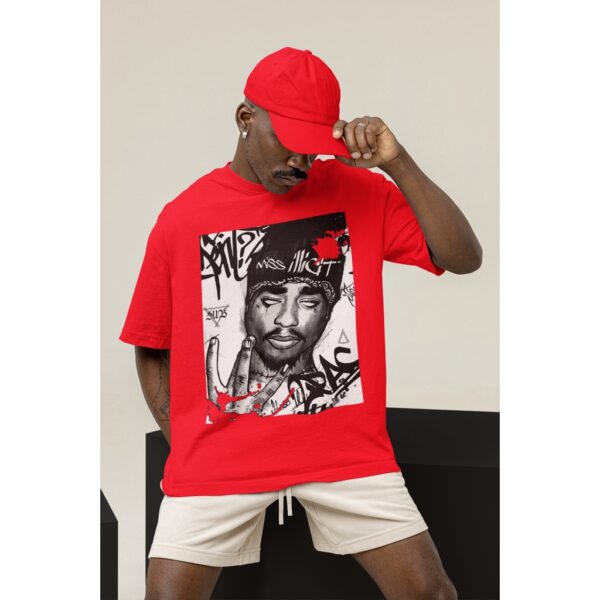 Camisa Gangsta Rap Street Wear 2pac - Imagem 2