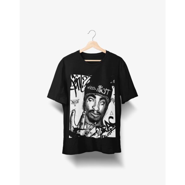 Camisa Gangsta Rap Street Wear Rihanna&2Pac - Imagem 3
